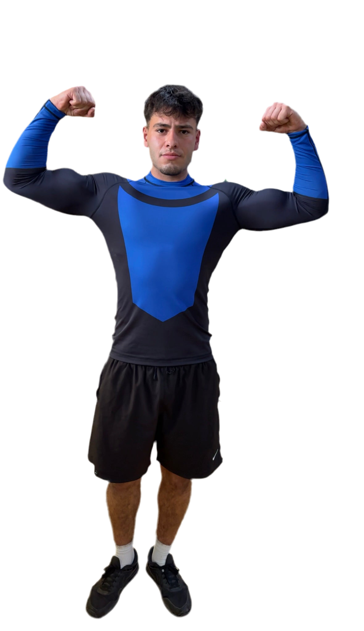 Black & Blue Mark Compression Shirt