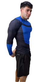 Black & Blue Mark Compression Shirt