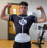 Black & White Conquest Compression Shirt