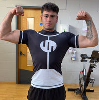Black & White Conquest Compression Shirt